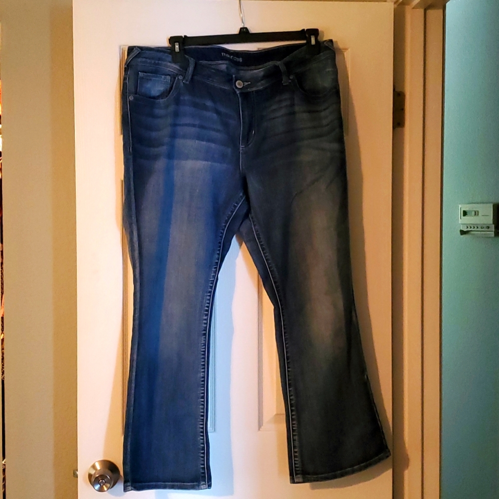 Jeans, 18W, Maurices, slighy faded